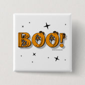 Halloween Boo! Schaltfläche/Button Button (Vorderseite)