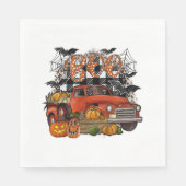 Halloween Boo Serviette (Vorderseite)