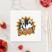 Halloween Boo! Serviette (Beispiel)
