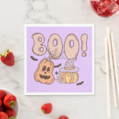Halloween Boo Serviette (Beispiel)