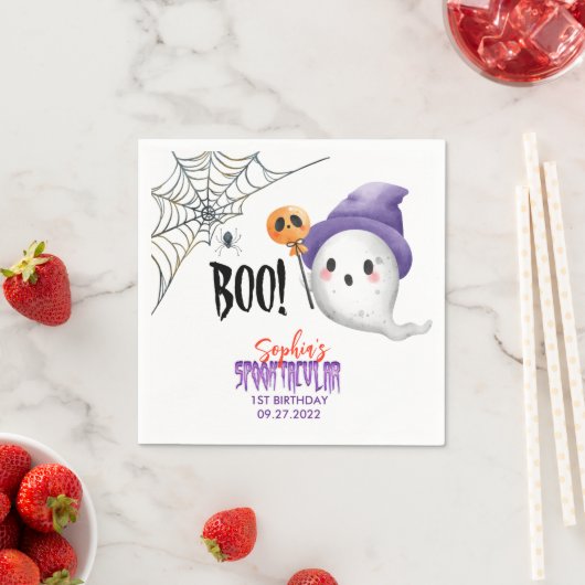 Halloween Boo Spooktacular Serviette (Beispiel)