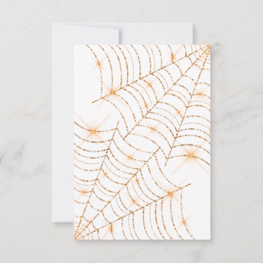 Halloween Boo Spooky Skeletons Kostümdusche Dankeskarte (Rückseite)