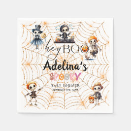 Halloween Boo Spooky Skeletons Kostümdusche Serviette