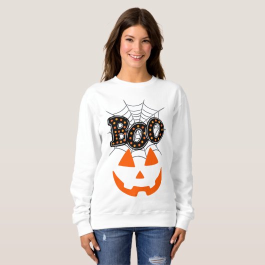 Halloween Boo Sweatshirt (Vorne ganz)