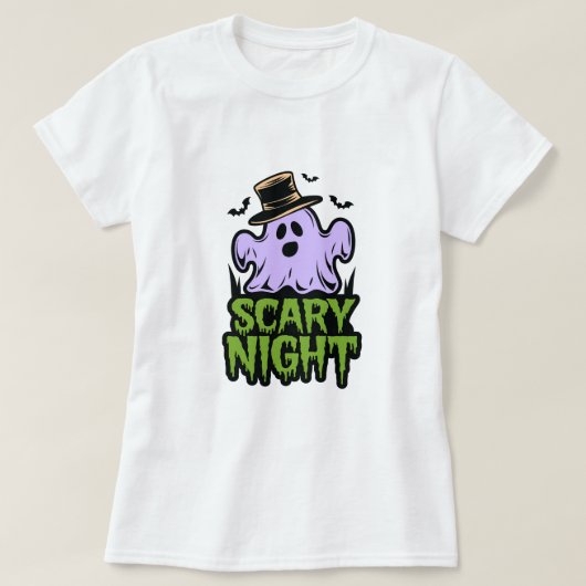Halloween Boo T-Shirt (Design vorne)