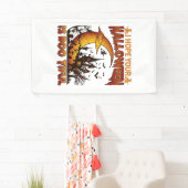 Halloween Boo Tiful Spukhaus Halbmond Ba Banner (Insitu)