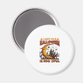 Halloween Boo Tiful Spukhaus Halbmond Ba Magnet (Vorderseite/Rückseite)