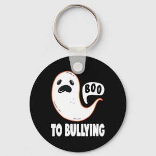 Halloween Boo to Bullying stoppt den Tag der Einhe Schlüsselanhänger