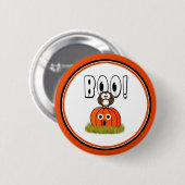 Halloween BOO to You, Too! Button (Vorne & Hinten)