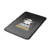 Halloween Boo Überraschungselement Geist Design_1 Badematte (Schrägansicht)