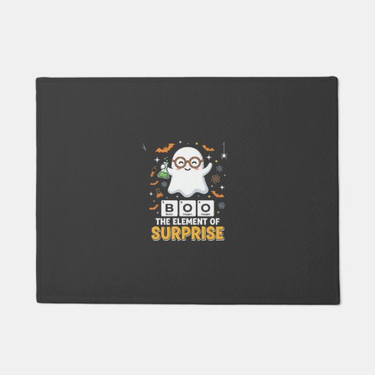 Halloween Boo Überraschungselement Geist Design_1 Fußmatte (Vorderseite)