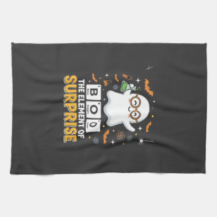 Halloween Boo Überraschungselement Geist Design_1 Geschirrtuch