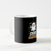 Halloween Boo Überraschungselement Geist Design_1 Kaffeetasse (Vorderseite Links)