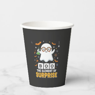 Halloween Boo Überraschungselement Geist Design_1 Pappbecher