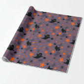 Halloween Boo und Ghosts Nahtloses Wrapping Paper Geschenkpapier (Ungerollt)
