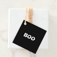Halloween Boo und Schwarz-Weiß-Lakai leere