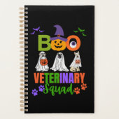 Halloween Boo Veterinary Squad Coworker Matching Planer (Vorderseite)