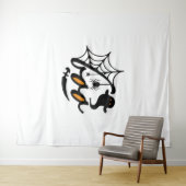 Halloween Boo Wandteppich (Beispiel (Horizontal))