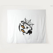 Halloween Boo Wandteppich (Vorderseite (Horizontal))