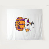 Halloween Boo Wandteppich (Vorderseite (Horizontal))