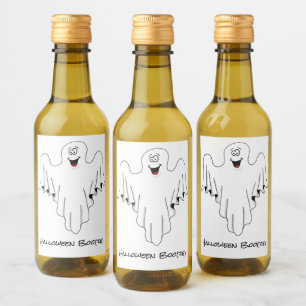 Halloween Boo(ze) Weinetikett