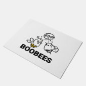 Halloween BooBees Fußmatte (Schrägansicht)