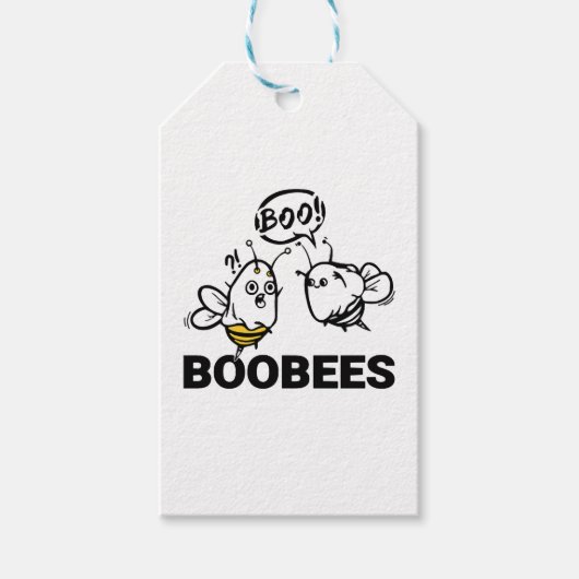 Halloween BooBees Geschenkanhänger (Vorderseite)