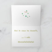 Halloween - Boogie Mann ist Gonna Get You! Karte (Innenseite)