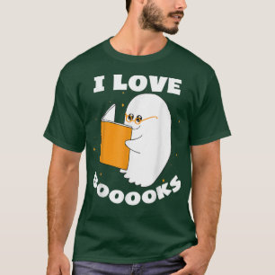 Halloween Book Ghost Pun Funny Librarian Geschenk T-Shirt