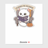 Halloween Bookish  Spookily Cozy and Cleverly Lite Aufkleber (Blatt)