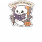 Halloween Bookish  Spookily Cozy and Cleverly Lite Aufkleber (Vorderseite)