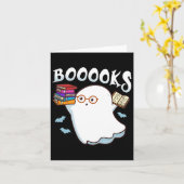 Halloween Books Librarian English Teacher Reader R Karte (Gelbe Blume)