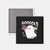 Halloween Books Librarian English Teacher Reader R Magnet (Vorderseite/Rückseite)