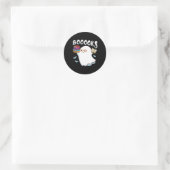 Halloween Books Librarian English Teacher Reader R Runder Aufkleber (Tasche)