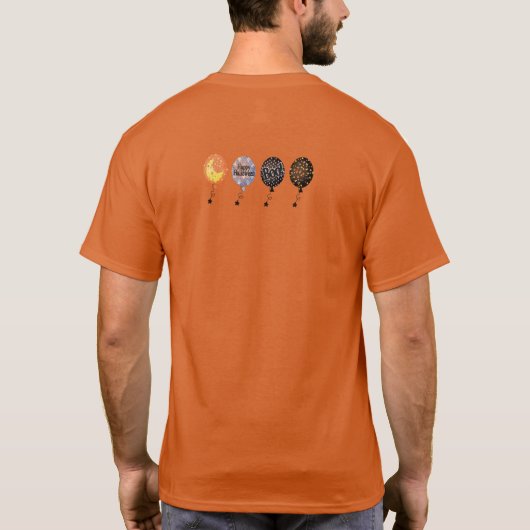 Halloween BOOloons T-Shirt (Rückseite)