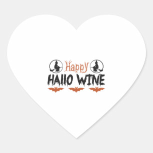 halloween boom Herz-Aufkleber