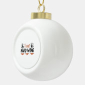 halloween boom keramik Kugel-Ornament (Rechts)