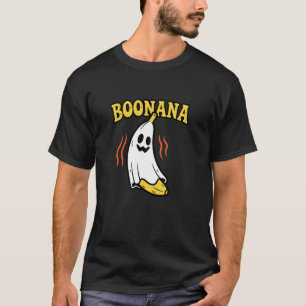 Halloween Boonana-Banane-Geist Lustiges Gruseliges T-Shirt