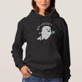 Halloween Booooks Ghost Reading Boo Read Books Lib Hoodie (Vorderseite)