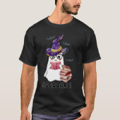 Halloween Booooks Ghost Reading Boo Read Books Lib T-Shirt (Vorderseite)
