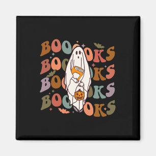 Halloween Booooks Niedlich Ghost Boo Reading Books Magnet