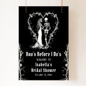 Halloween Boo's Before I Do's Bridal Welcome Poster