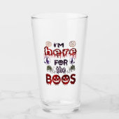Halloween Boos Glas (Vorderseite)