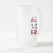 Halloween Boos Mattglas Bierglas (VorderseiteRechts)