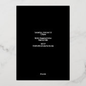 Halloween Boos und Booze Spooky Ghost Party Folieneinladung (Rückseite)