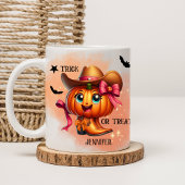 HALLOWEEN BOOT PUMPING ZWEIFARBIGE TASSE