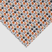 Halloween Bootboote Katzenkürbis und Mond Zeichnen Seidenpapier (Ausschnitt)