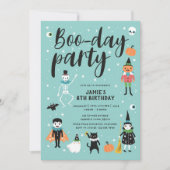 Halloween-Bootstag-Party Einladung (Vorderseite)