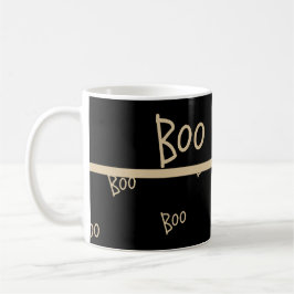 Halloween-Boottypografie Kaffeetasse