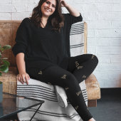 Halloween-Boottypografie Leggings